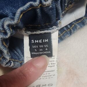 Shein Blue Denim Shorts